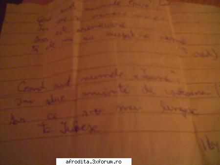 nu eu am scris asta... dar am primit-o de la cineva f drag mie :) creatia mea
